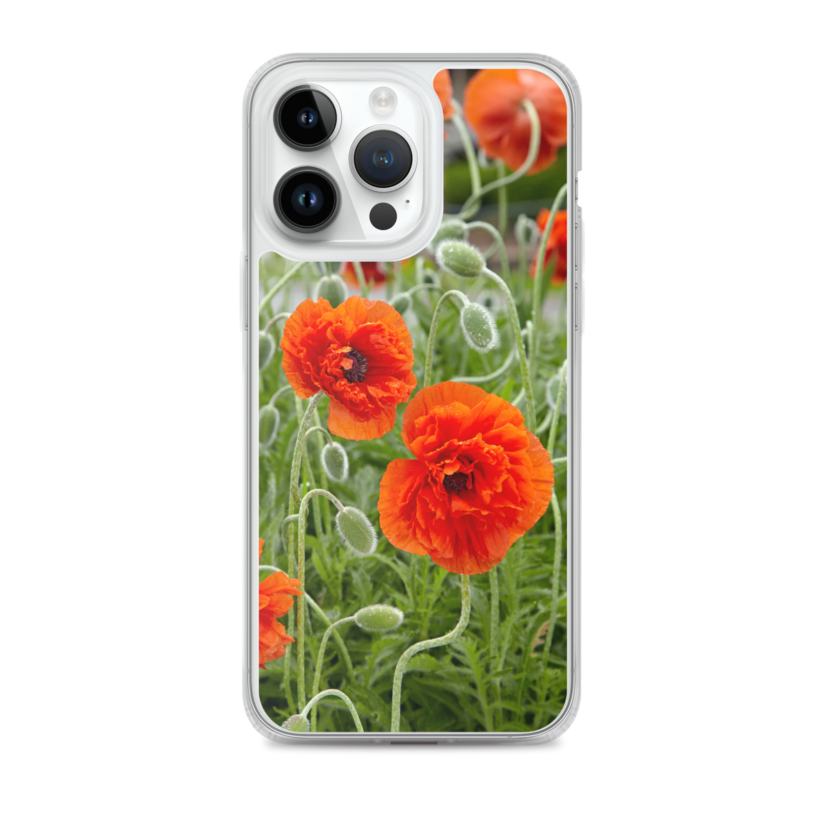 Poppy Clear Case for iPhone®