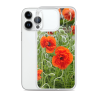 Poppy Clear Case for iPhone®