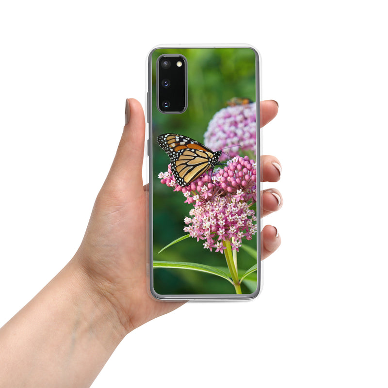 Monarch on Milkweed Samsung Phone Case