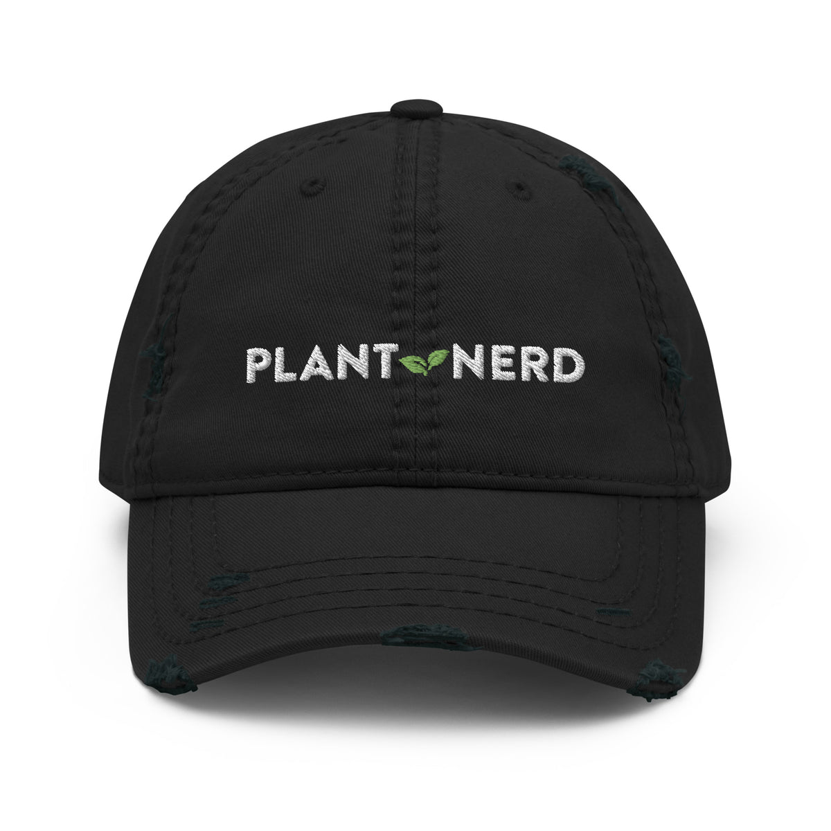 Plant Nerd Distressed Dad Hat