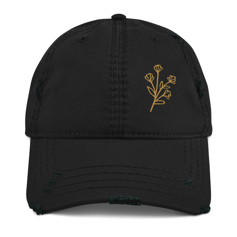 Plant Nerd Distressed Dad Hat