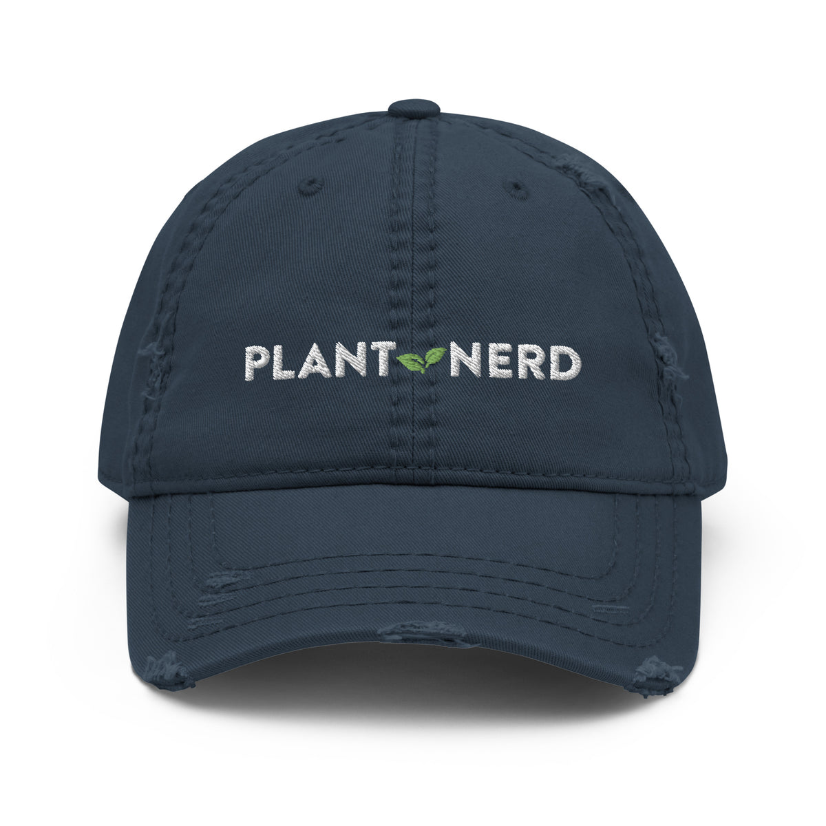 Plant Nerd Distressed Dad Hat