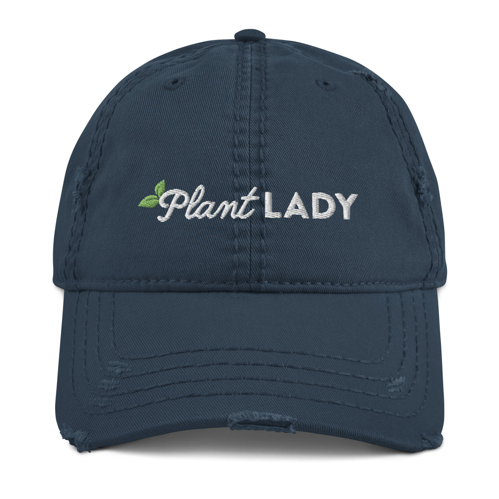 Plant Lady Distressed Dad Hat