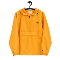Bee Embroidered Neon Champion Packable Jacket