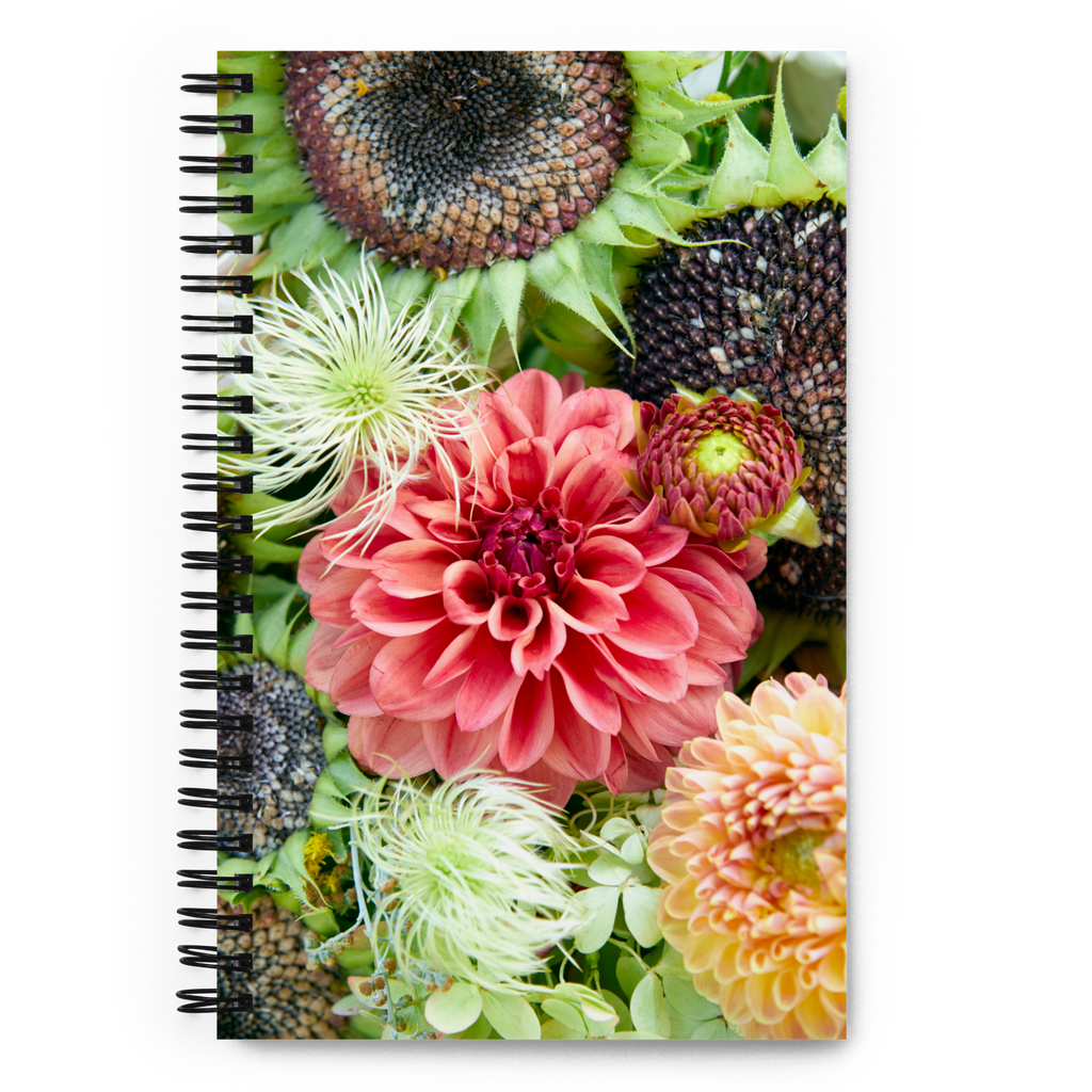 Fall Flowers Spiral Notebook