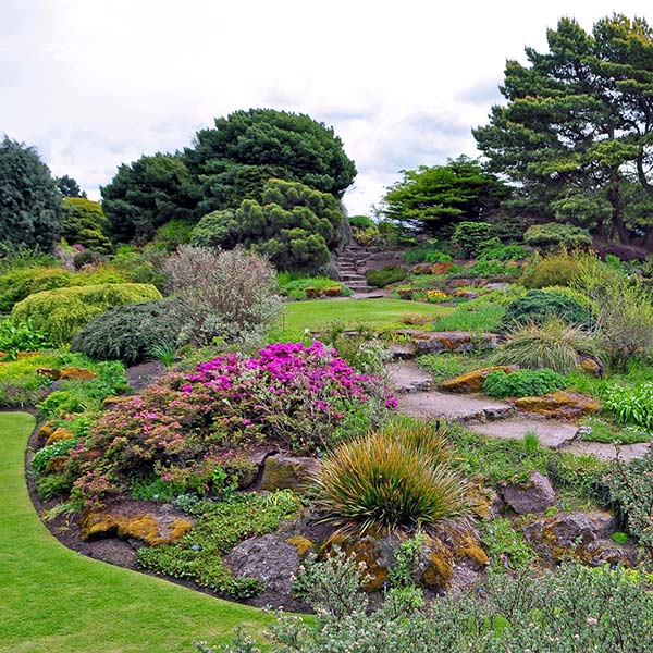 Scenic picture of Scotland in Bloom