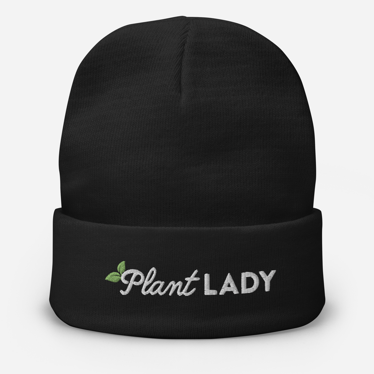 Plant Lady Embroidered Beanie