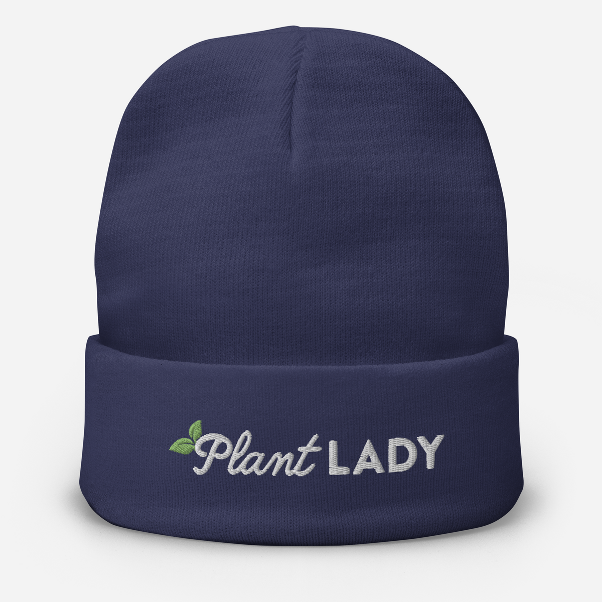 Plant Lady Embroidered Beanie