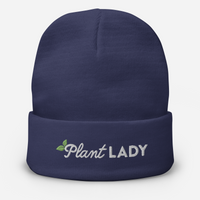 Plant Lady Embroidered Beanie
