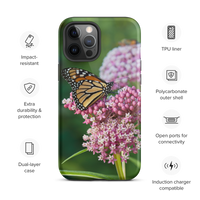 Monarch on Milkweed Tough Case for iPhone