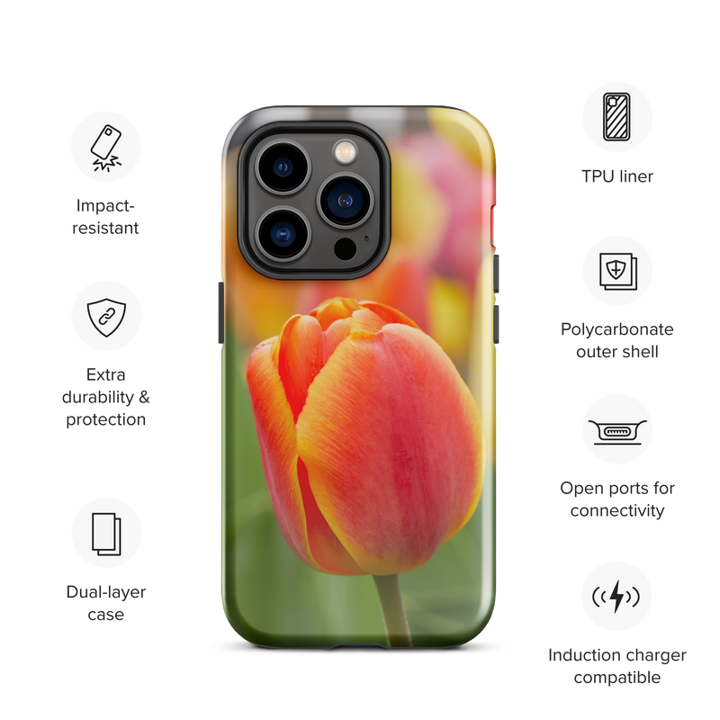 Colorful Tulip Tough Case for iPhone®
