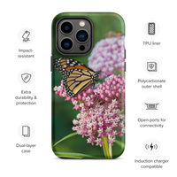 Monarch on Milkweed Tough Case for iPhone
