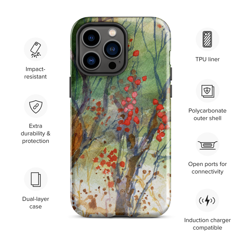 Winter Berries Tough Case for iPhone®