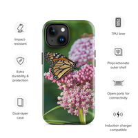 Monarch on Milkweed Tough Case for iPhone