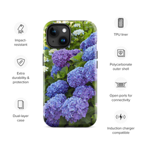 Blue Hydrangea Tough iPhone Case