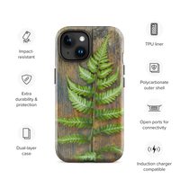 Rustic Fern Tough iPhone Case