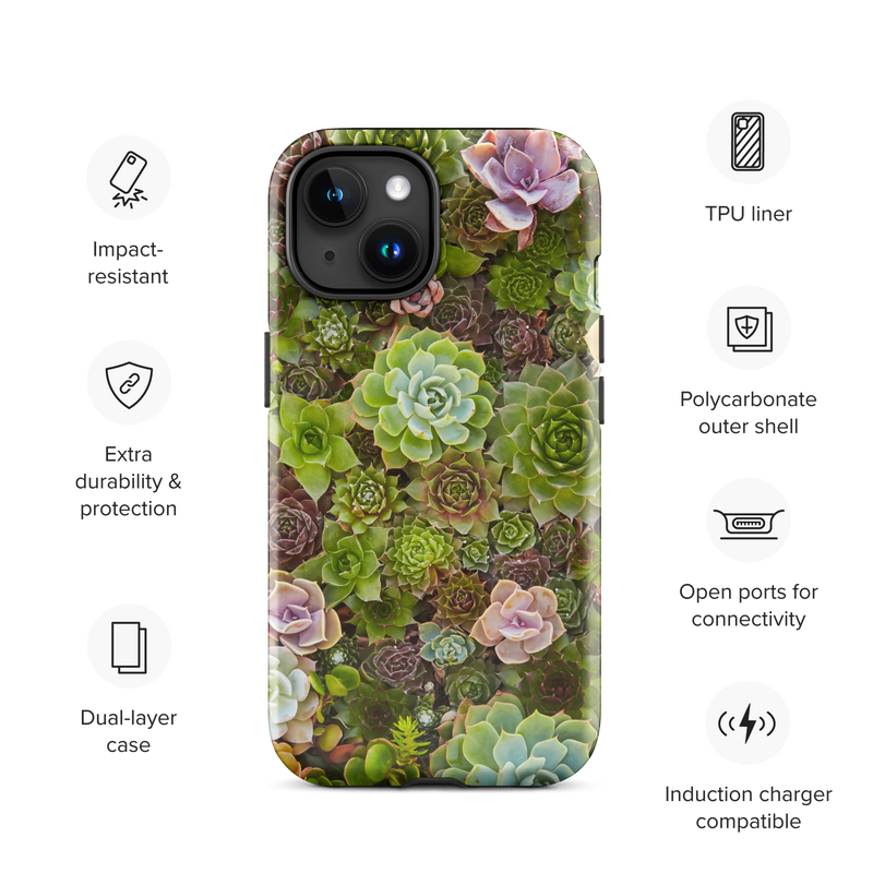 Succulents Tough iPhone Case