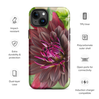 Black Dahlia Tough Case for iPhone®