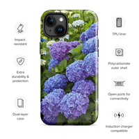 Blue Hydrangea Tough iPhone Case
