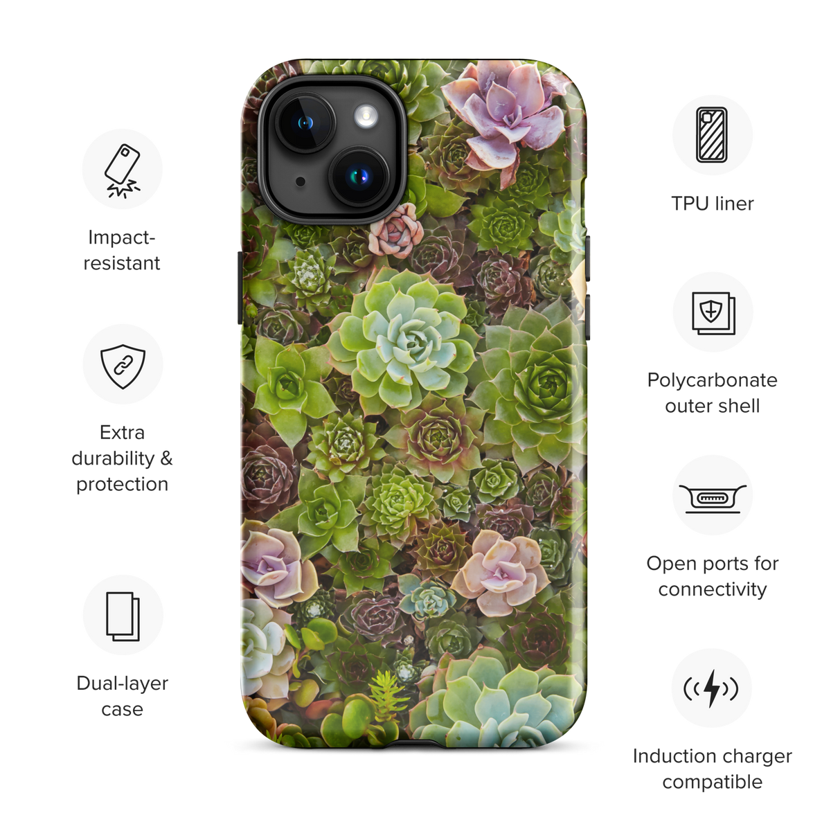 Succulents Tough iPhone Case