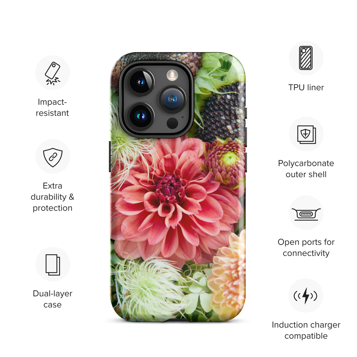 Fall Flowers Tough Case for iPhone®