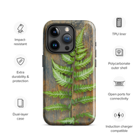Rustic Fern Tough iPhone Case