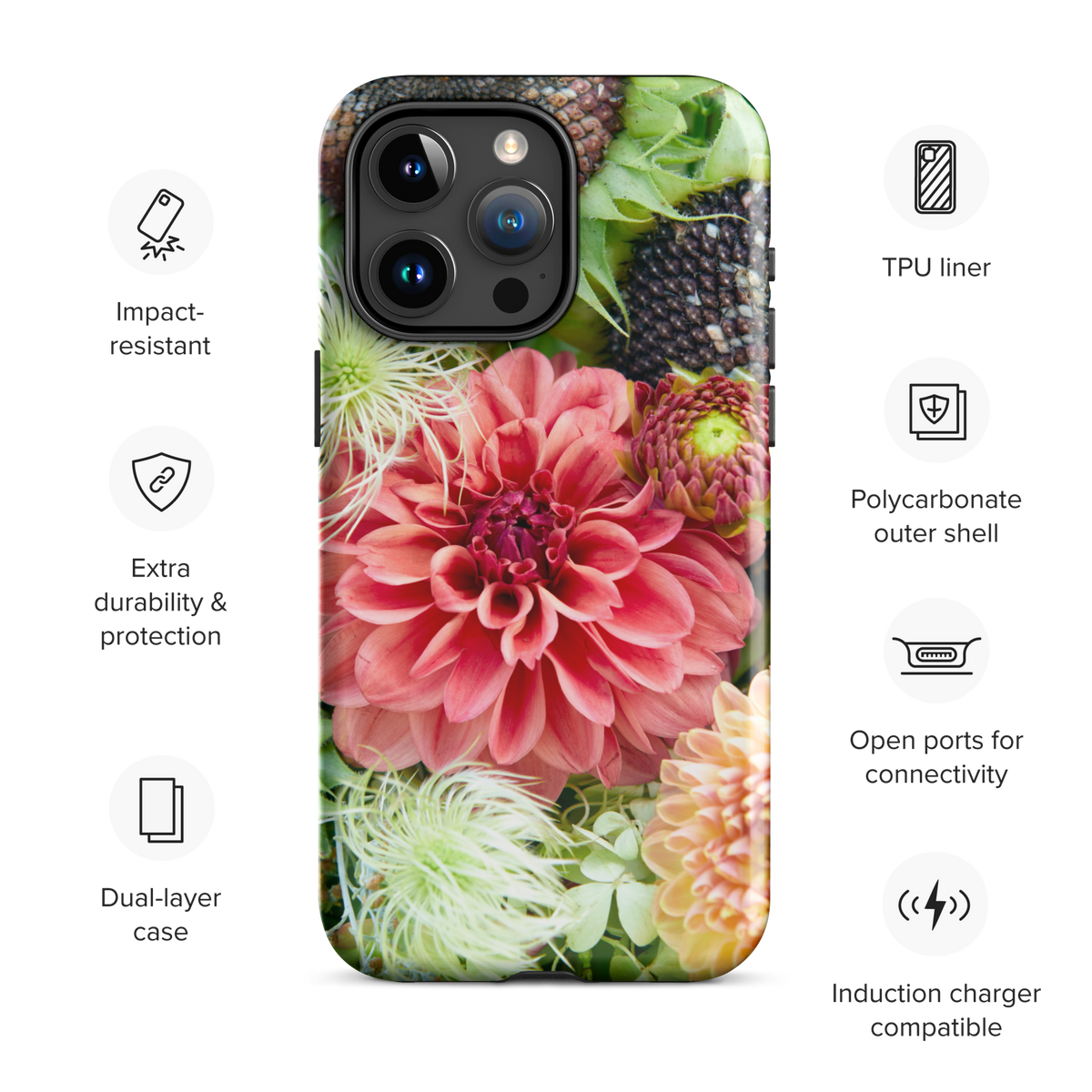 Fall Flowers Tough Case for iPhone®