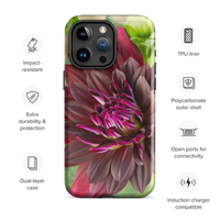 Black Dahlia Tough Case for iPhone®
