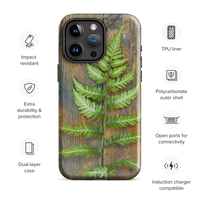 Rustic Fern Tough iPhone Case
