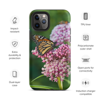 Monarch on Milkweed Tough Case for iPhone