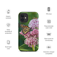 Monarch on Milkweed Tough Case for iPhone