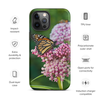 Monarch on Milkweed Tough Case for iPhone