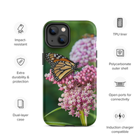Monarch on Milkweed Tough Case for iPhone