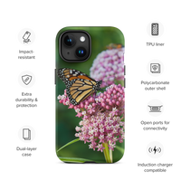 Monarch on Milkweed Tough Case for iPhone