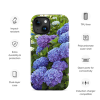 Blue Hydrangea Tough iPhone Case