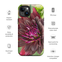 Black Dahlia Tough Case for iPhone®