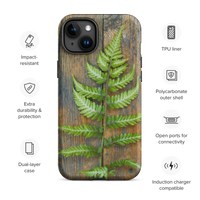 Rustic Fern Tough iPhone Case