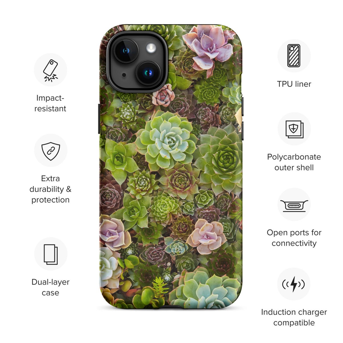 Succulents Tough iPhone Case