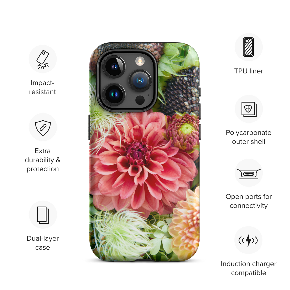 Fall Flowers Tough Case for iPhone®