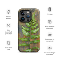 Rustic Fern Tough iPhone Case