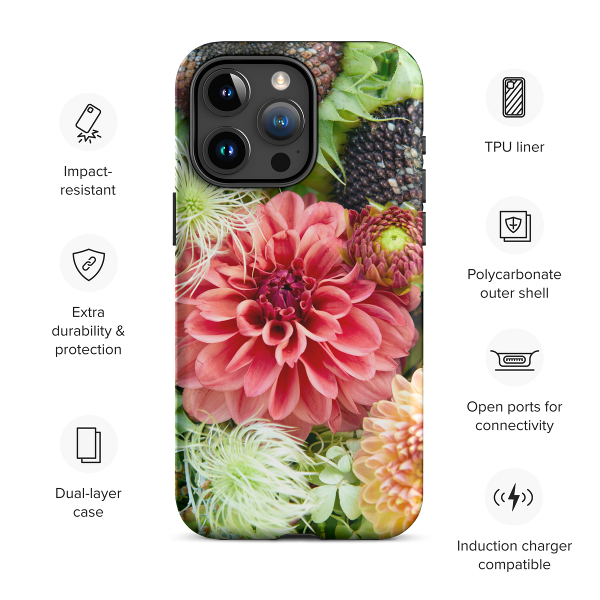 Fall Flowers Tough Case for iPhone®