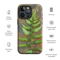 Rustic Fern Tough iPhone Case