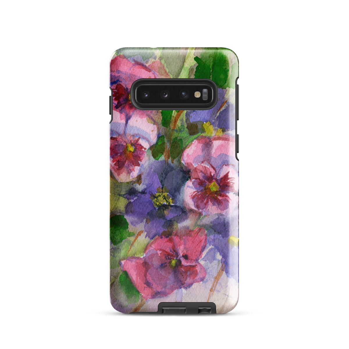 Watercolor Pansies Tough case for Samsung®