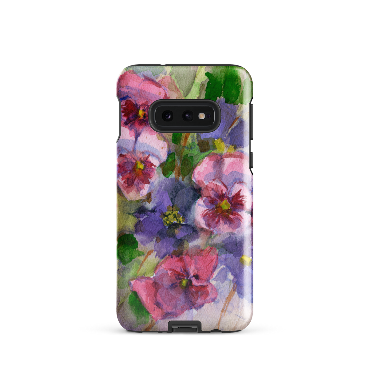 Watercolor Pansies Tough case for Samsung®