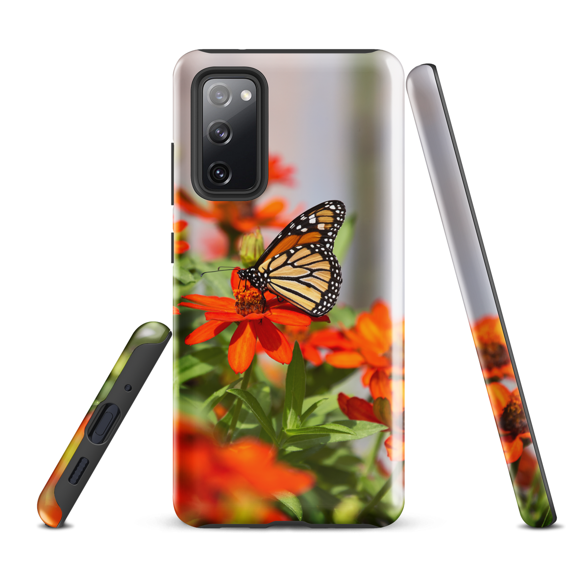 Monarch on Zinnia Tough case for Samsung®