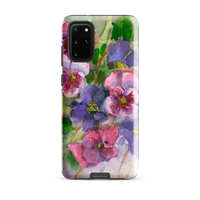 Watercolor Pansies Tough case for Samsung®