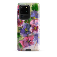 Watercolor Pansies Tough case for Samsung®