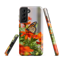 Monarch on Zinnia Tough case for Samsung®