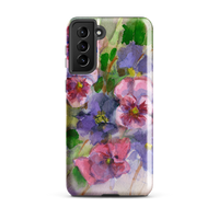 Watercolor Pansies Tough case for Samsung®