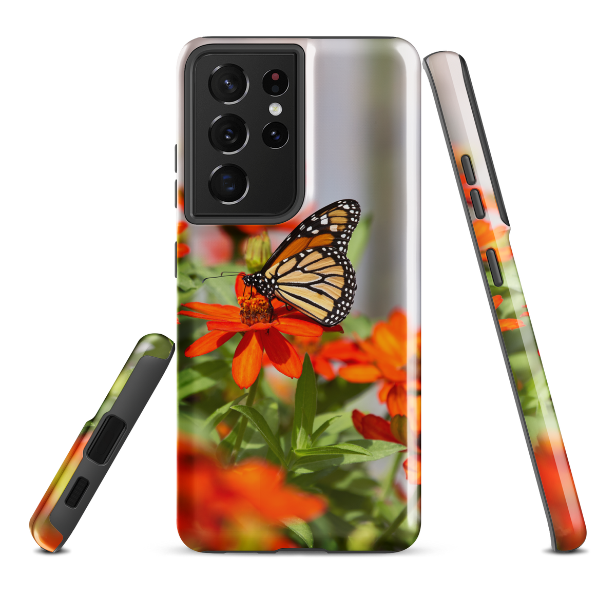 Monarch on Zinnia Tough case for Samsung®
